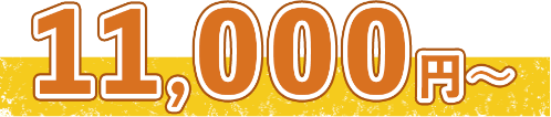 11,000円〜