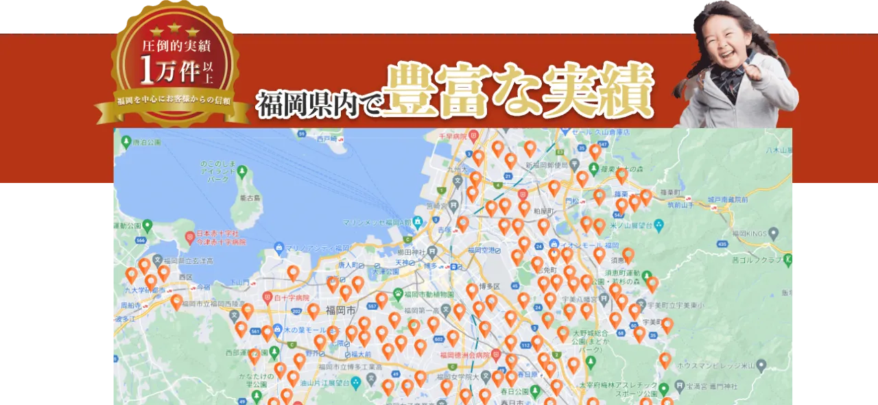 豊富な実績